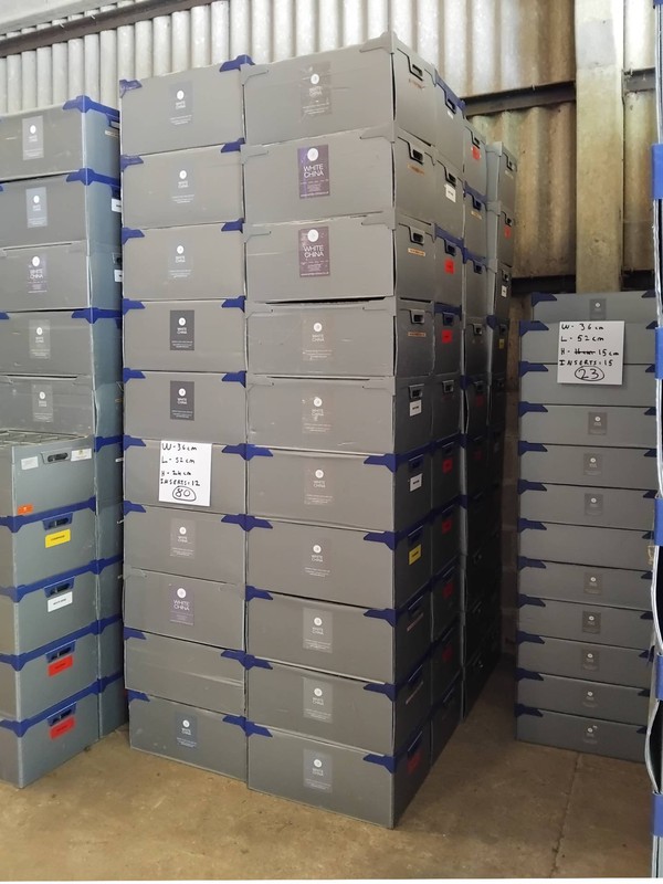 Glass transport boxes