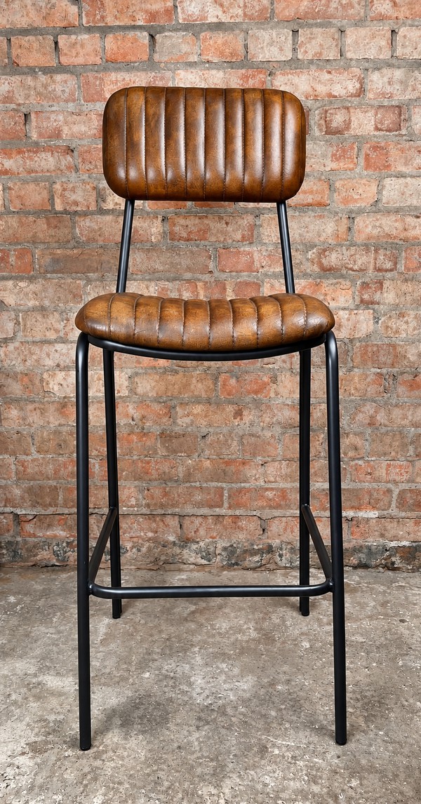 New Leather Bar Stools New Leather Bar Stools