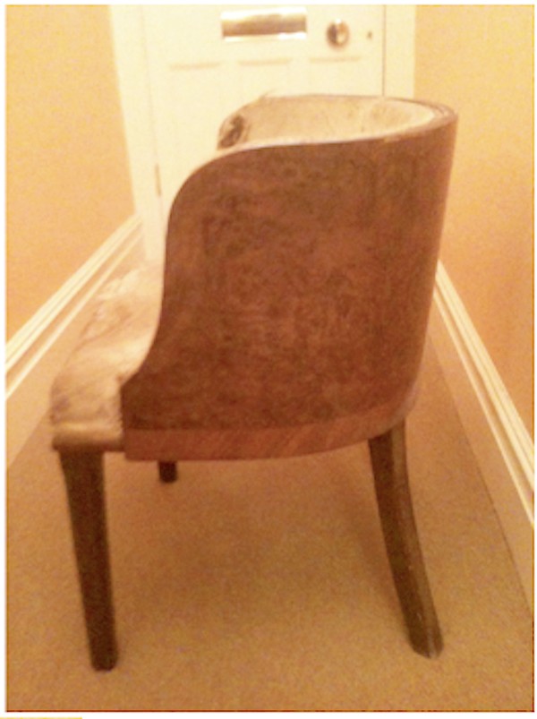 side view of chair