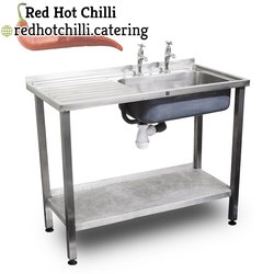 1.065m Stainless Steel Single Sink