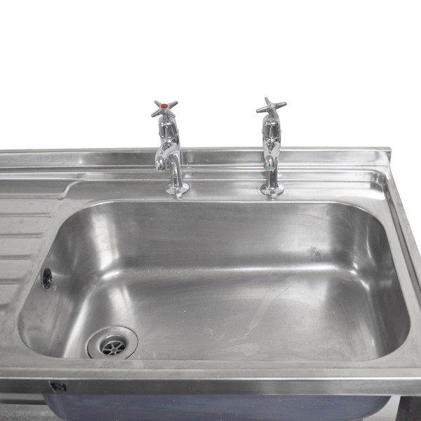 1.065m Stainless Steel Single Bowl Sink