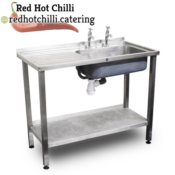 1.065m Stainless Steel Single Sink