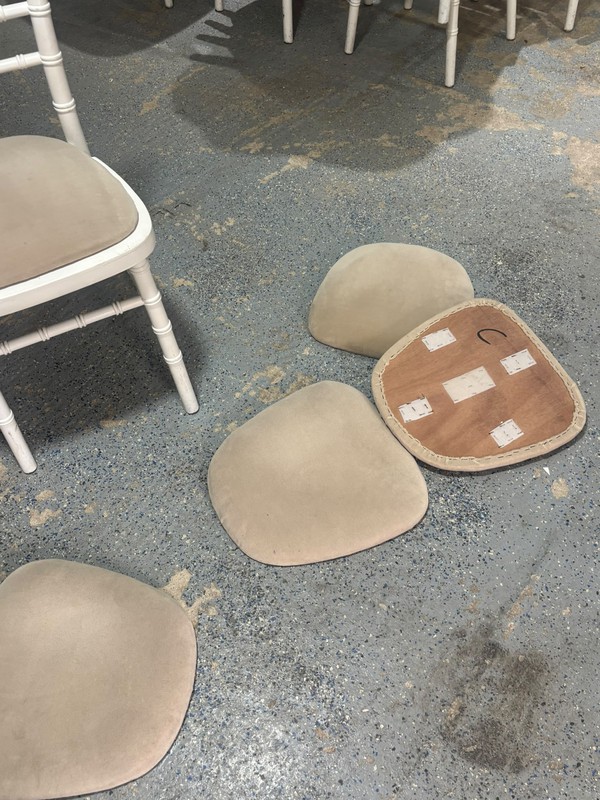 Banqueting chair seat pads for sale Banqueting chair seat pads for sale