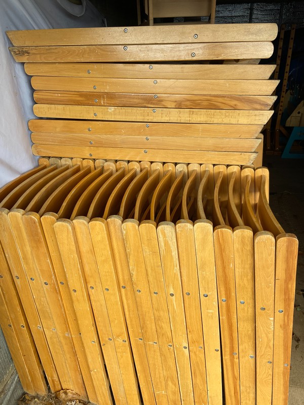 150x Folding Wooden Chairs 150x Folding Wooden Chairs