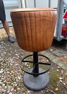 Second Hand 15x Leather Bar Stools