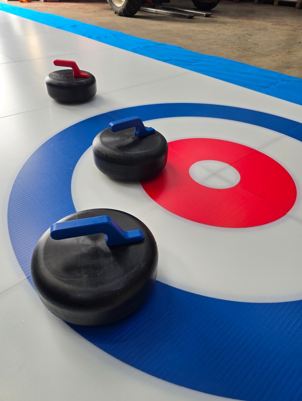 Used 10m x 2m Synthetic Curling Lanes