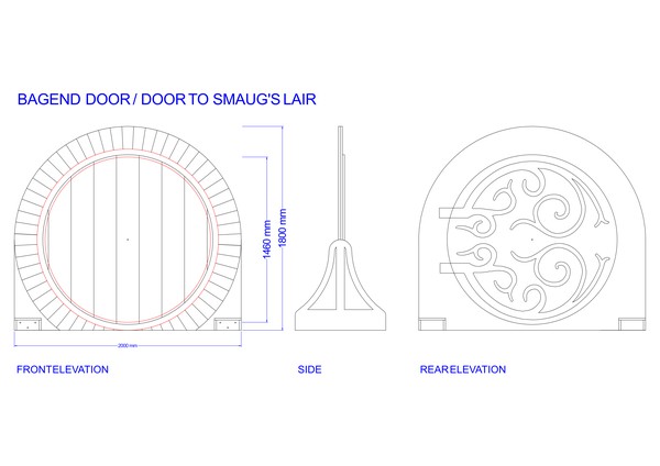 Hobbit Door Plan Hobbit Door Plan