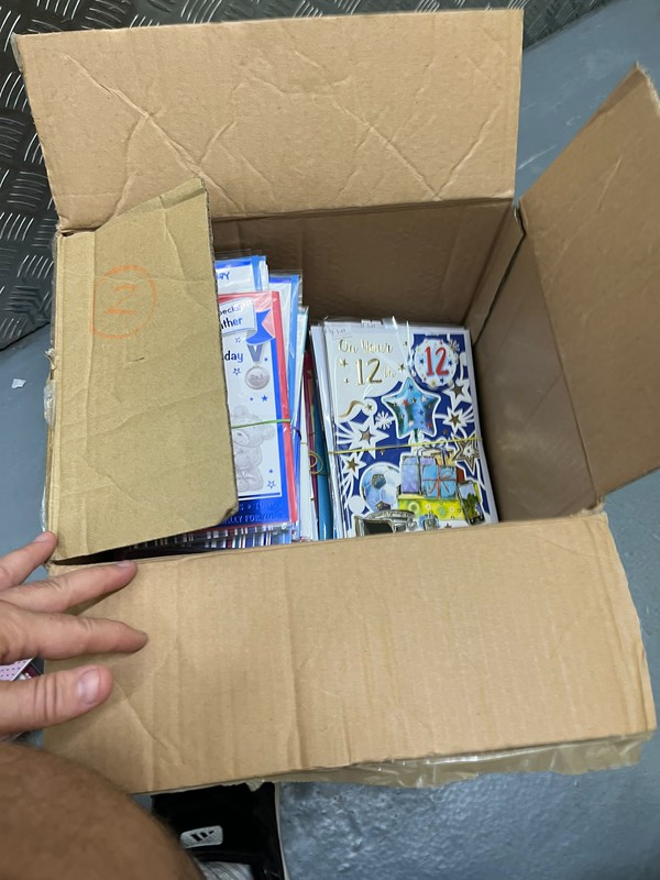 Birthday card shop  stock