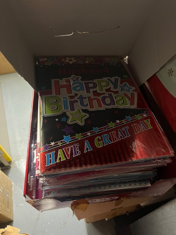 Card shop stock - Birthday cards