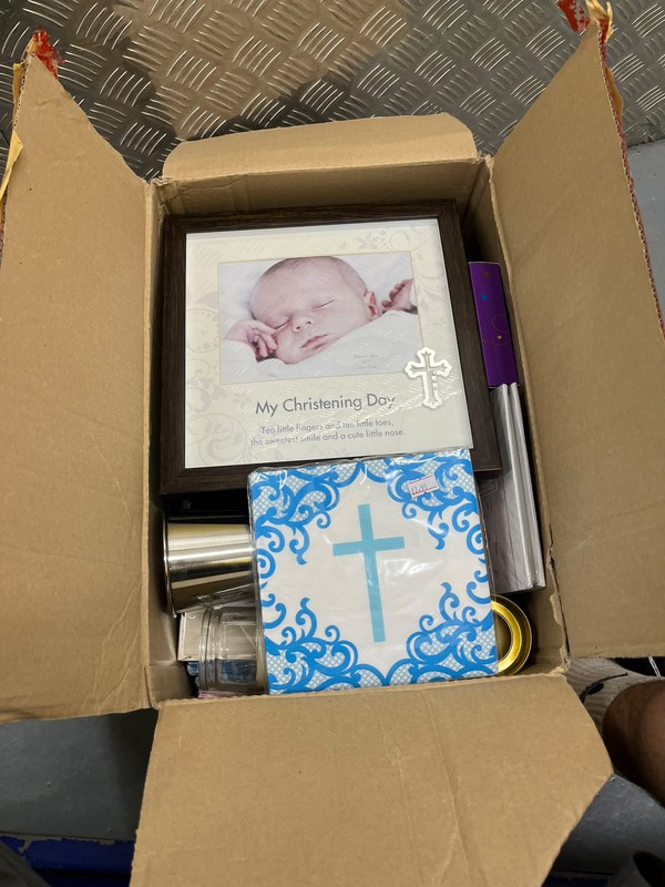 Card shop stock Christening cards