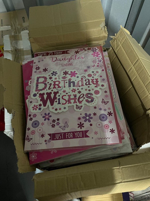 Card stock stock - Birthday cards