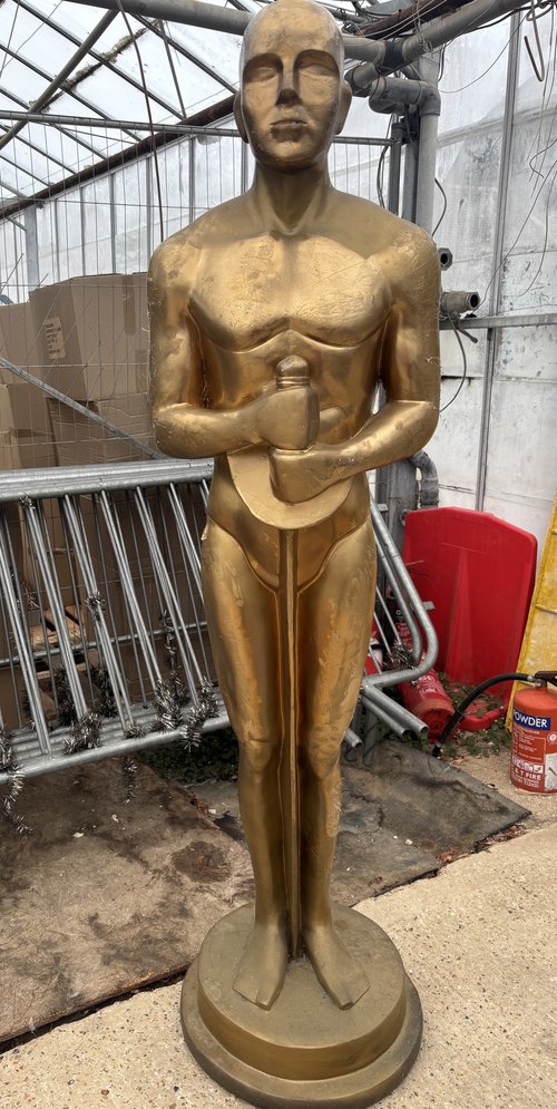 6ft Fibre Glass Gold Oscar Statue For Sale
