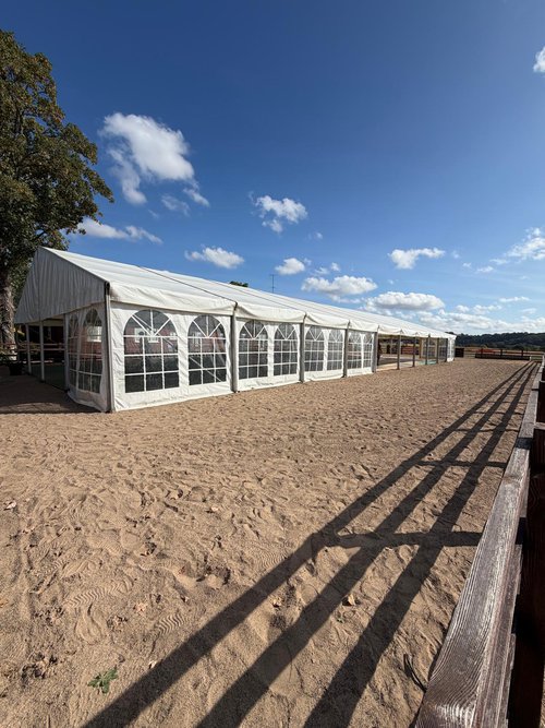 12m x 30m Framed marquee for sale