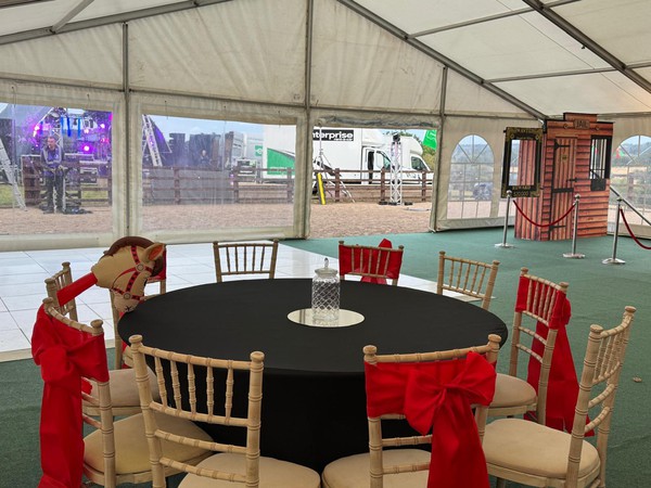 12 m × 30 m marquee with windows 12 m × 30 m marquee with windows