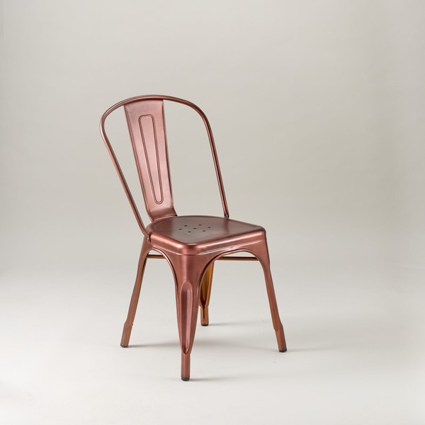 120x Vintage Copper Cafe Chairs For Sale 120x Vintage Copper Cafe Chairs For Sale