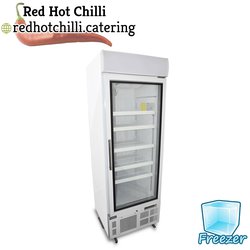 Tall single door display freezer