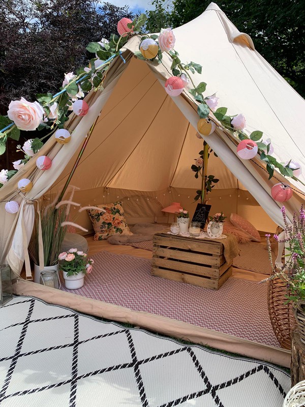 Wedding bell tent hire