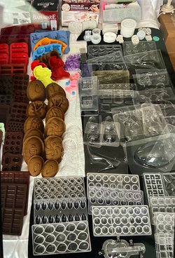 Chocolate Moulds And Wrapping For Sale