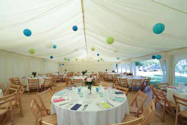 25m x 10m Roder Clearspan Marquee and Lining for sale