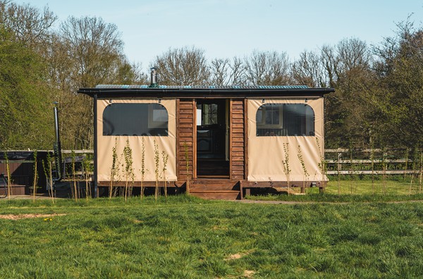 Shepherd's Hut With Veranda For Sale