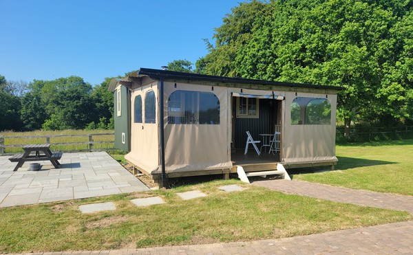 2x Shepherds Hut With Lean-to Veranda For Sale 2x Shepherds Hut With Lean-to Veranda For Sale
