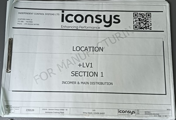 Iconsys on site electrics room Iconsys on site electrics room