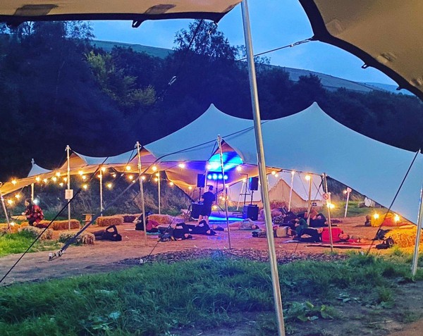 Yoga stretch tent Yoga stretch tent