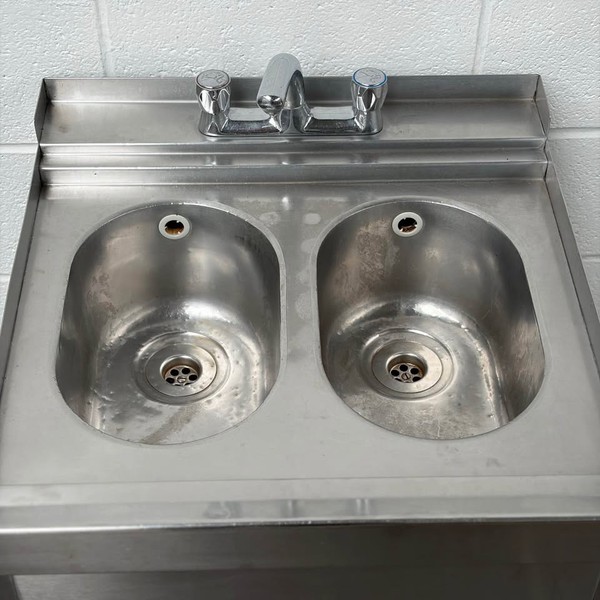 Double Bowl Bar Sink with Mixer Tap Double Bowl Bar Sink with Mixer Tap