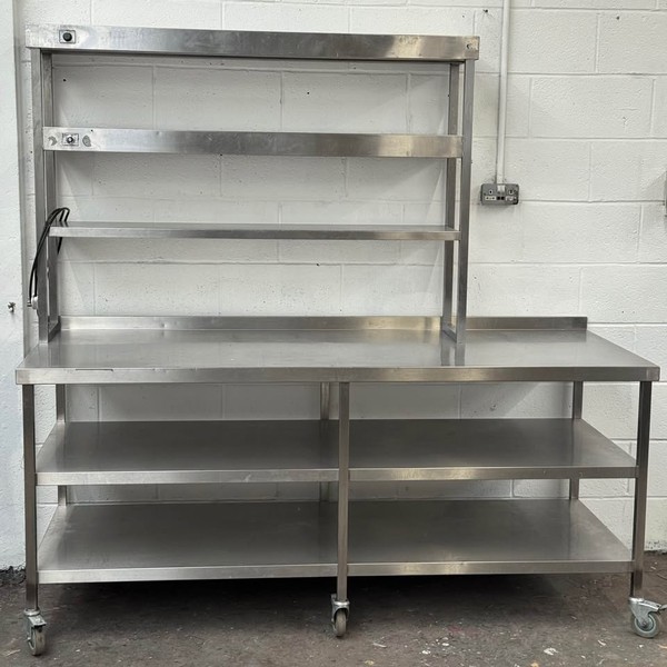 2m Table With 3 Tier Heated Gantry For Sale