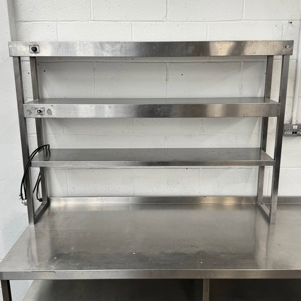 Steel Table With Heated Gantry For Sale