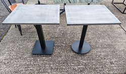 Second Hand 3x Metal Table And 2 Chair Set