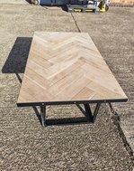 Large Table And 4 Chair Set For Sale