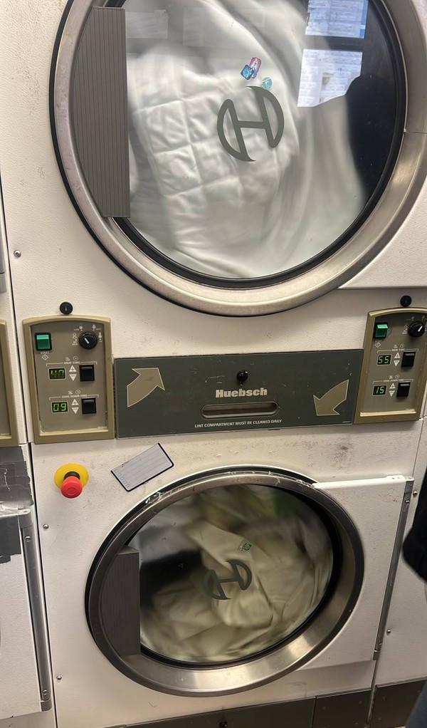 Laundrette gas dryers (stacked) Laundrette gas dryers (stacked)