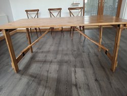 ROSETONE RUSTIC FOLDING SOLID BANQUET TABLES