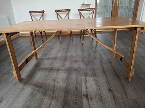 ROSETONE RUSTIC FOLDING SOLID BANQUET TABLES