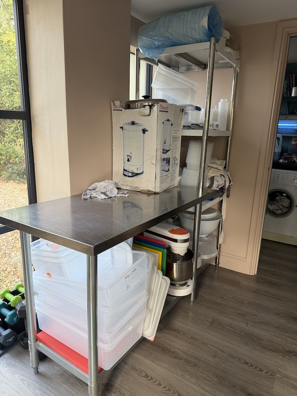 150cm Stainless Steel Tables