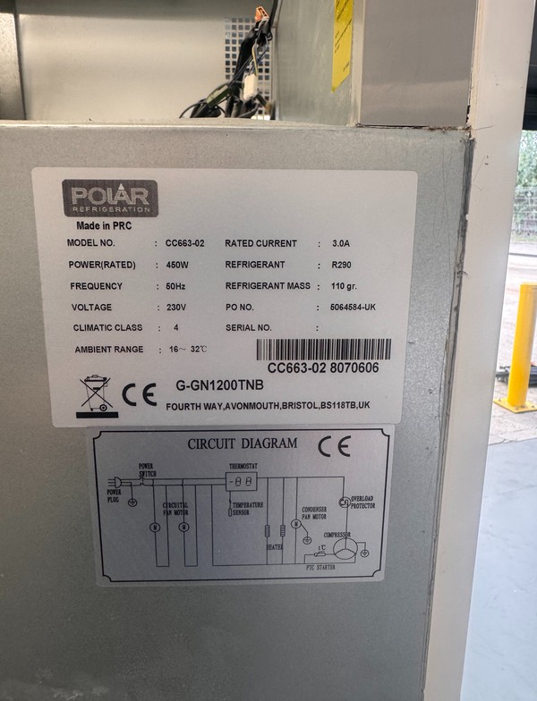 Double Door Polar Fridge For Sale