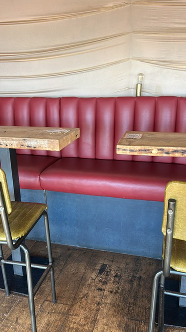 Red Banquette Seating Red Banquette Seating