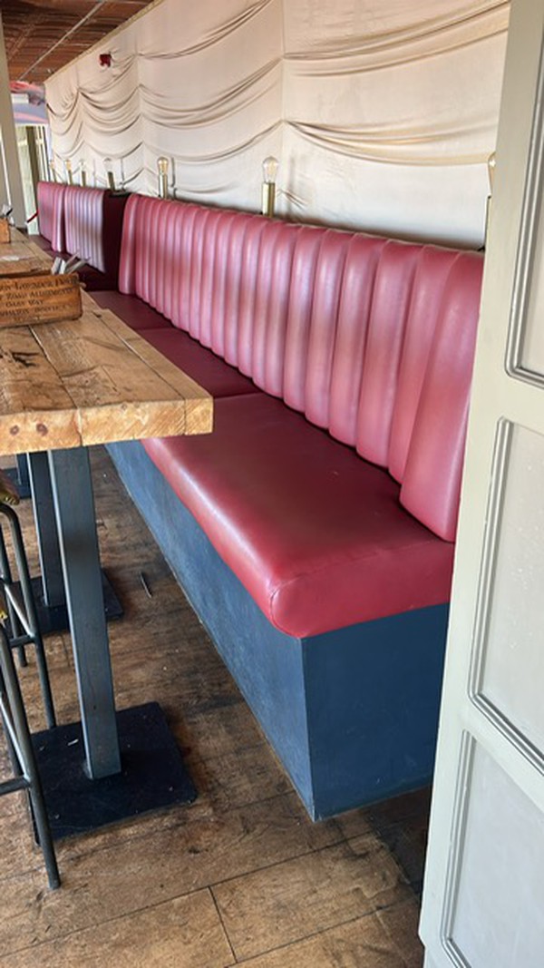 Red Booth Seating Red Booth Seating