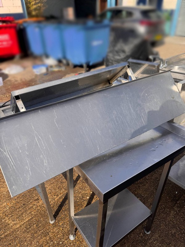 Second hand stainless steel kitchen shelves Second hand stainless steel kitchen shelves