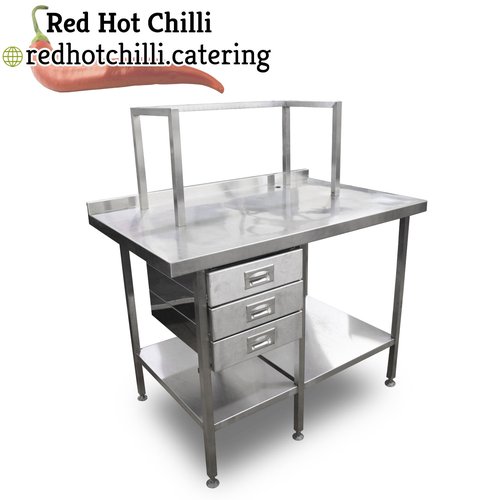 1.25m Stainless Steel Table with stand