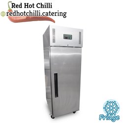 Upright single door fridge