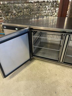 Two door bench fridge for sale