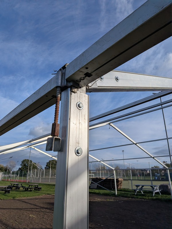 Second Hand 12m x 25m Clearspan Marquee