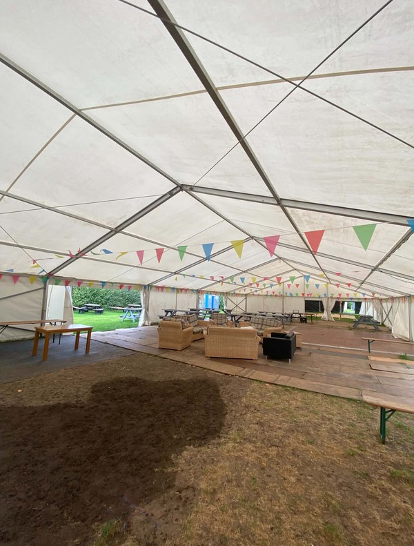 Second Hand Used 12m x 25m Clearspan Marquee For Sale