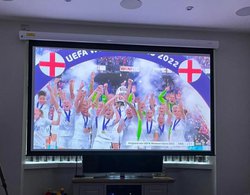 Electric Dropdown Home Cinema Screen