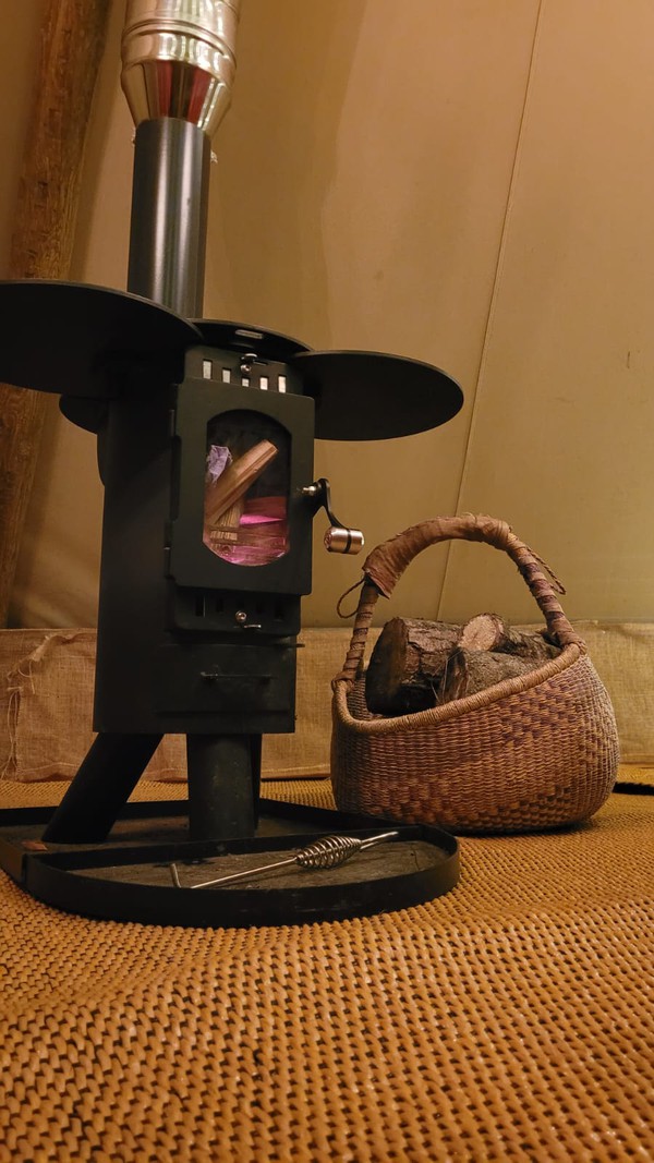 Wood burning stove for tipi for sale