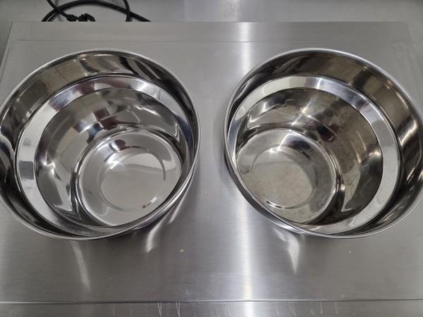 Double pot bain marie for sale