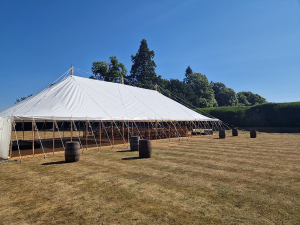 Summer marquee wedding