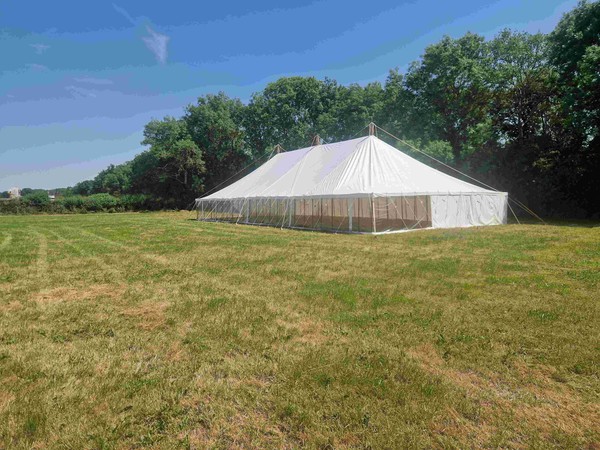 Trad marquee for weddings
